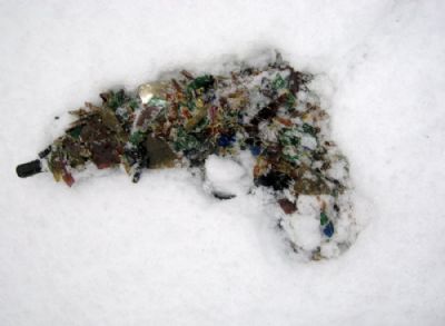 revolver i sne